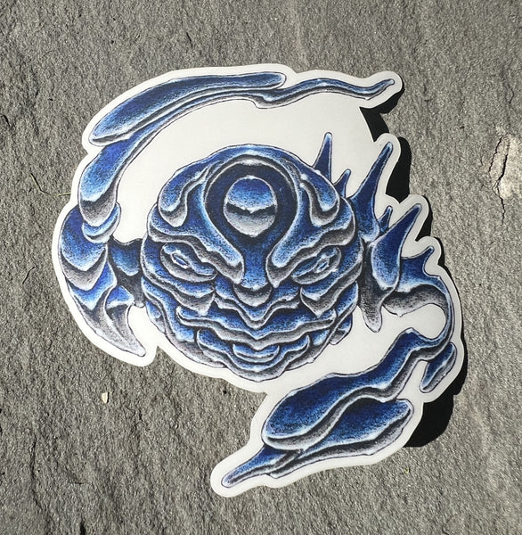 Chrome Bean Sticker